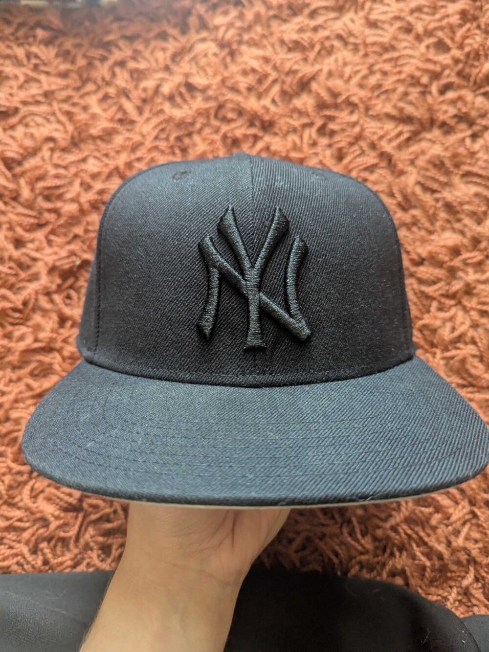Black NY Yankees Snapback Hat '47 Brand